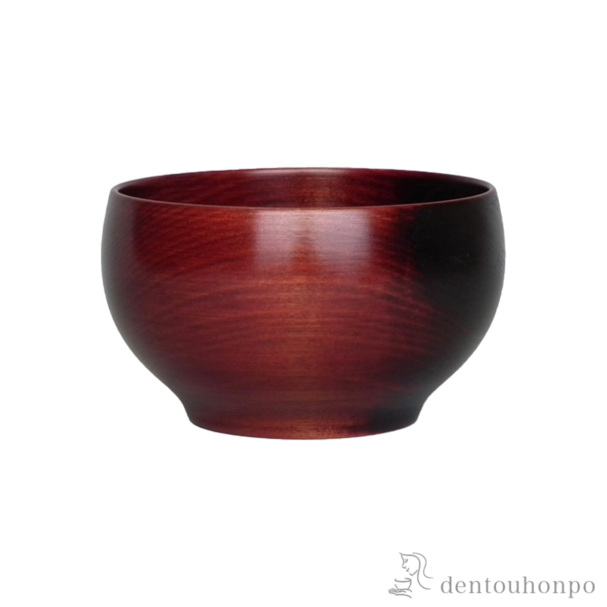【送料無料】木製小碗 茜色≪在庫確認後、7営業日程で出荷≫ ( 雑煮椀 お椀 お吸い物 味噌汁 おすすめ 山中漆器 )