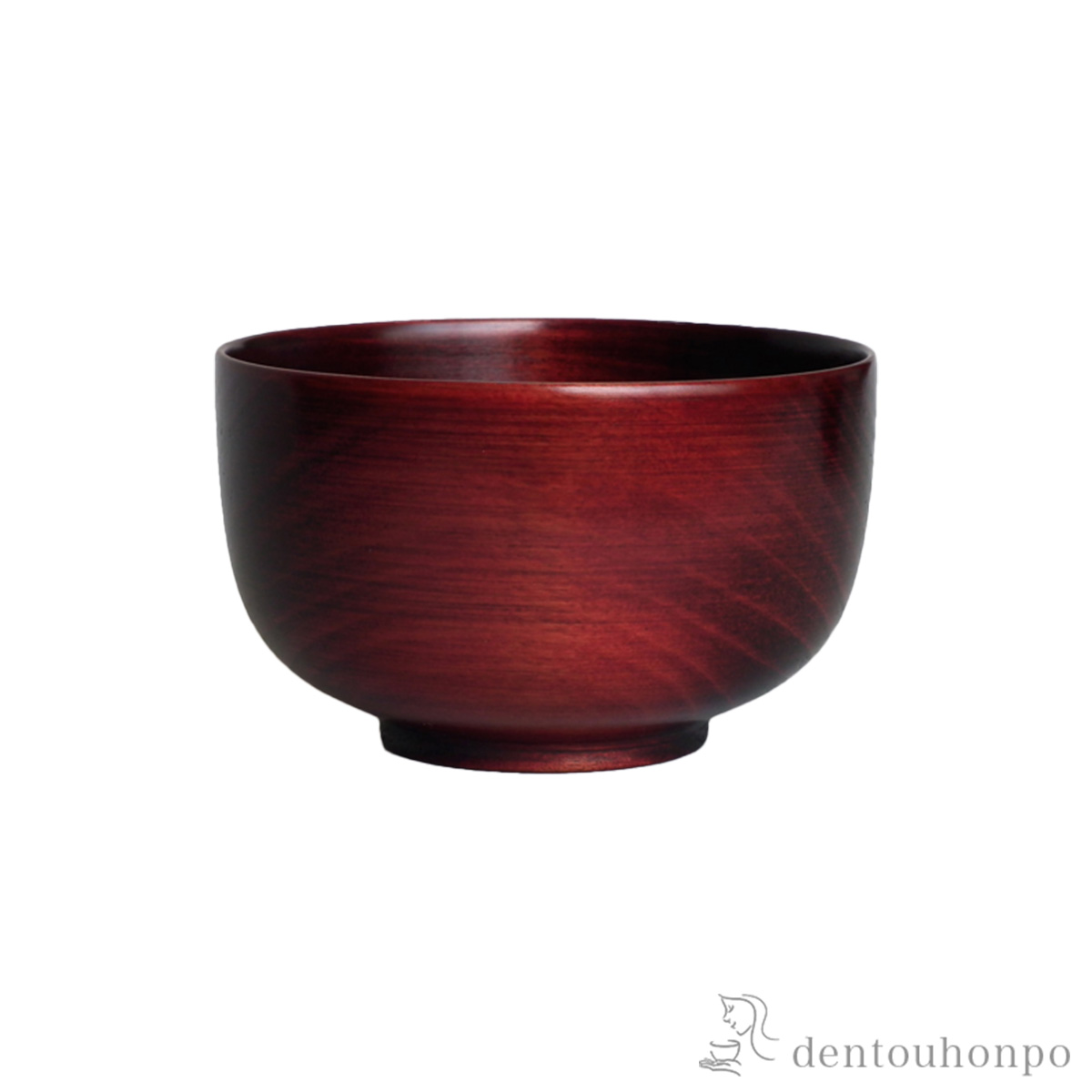 【送料無料】木製小碗 茜色≪在庫確認後、7営業日程で出荷≫ ( 雑煮椀 お椀 お吸い物 味噌汁 おすすめ 山中漆器 )