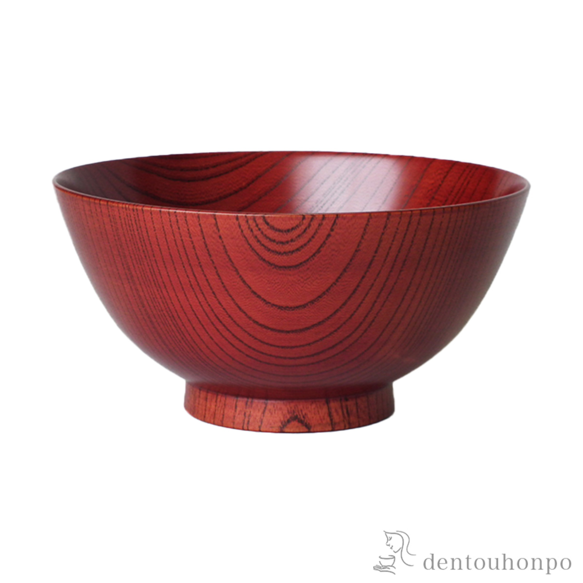 【送料無料】木製大椀 茜色≪在庫確認後、7営業日程で出荷≫ ( 椀 碗 ボール bowl おすすめ 山中漆器 )
