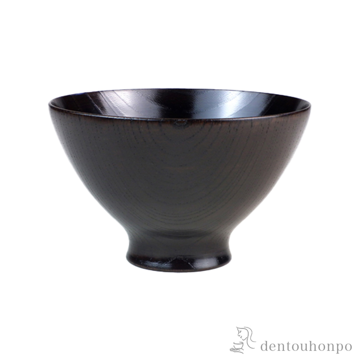 木製汁椀 神代色≪在庫確認後、7営業日程で出荷≫ ( 雑煮椀 お椀 お吸い物 味噌汁 おすすめ 山中漆器 )