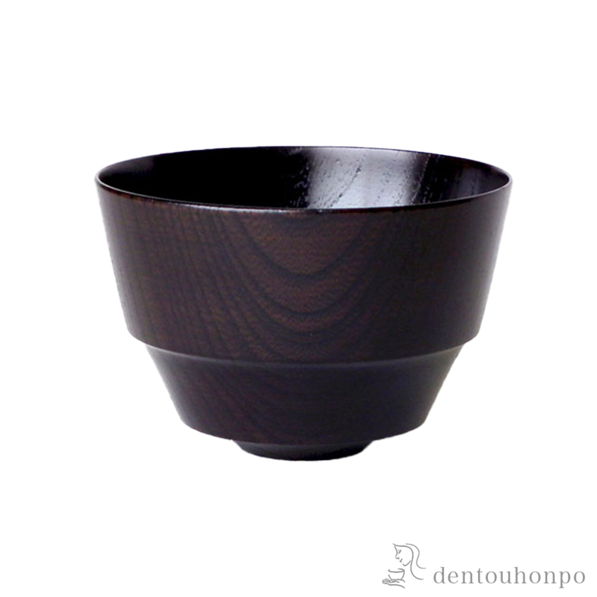 木製汁椀 神代色≪在庫確認後、7営業日程で出荷≫ ( 雑煮椀 お椀 お吸い物 味噌汁 おすすめ 山中漆器 )