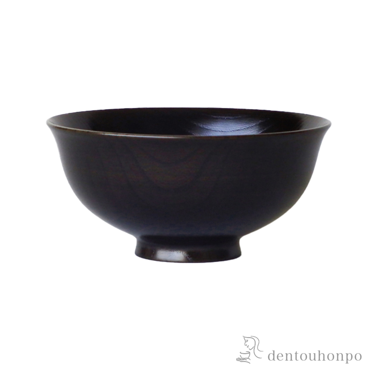 木製汁椀 神代色≪在庫確認後、7営業日程で出荷≫ ( ごはん 白ご飯 お茶碗 飯碗 おすすめ 山中漆器 )
