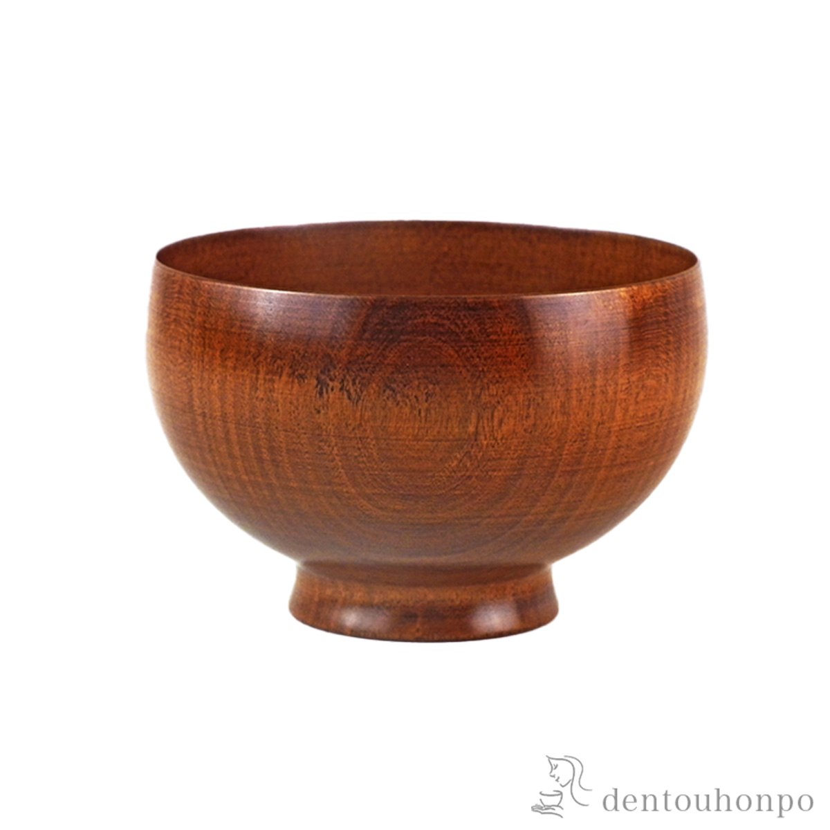 木製汁椀 すり漆≪在庫確認後、10~14営業日程で出荷≫ ( 雑煮椀 お椀 お吸い物 味噌汁 おすすめ 山中漆器 )