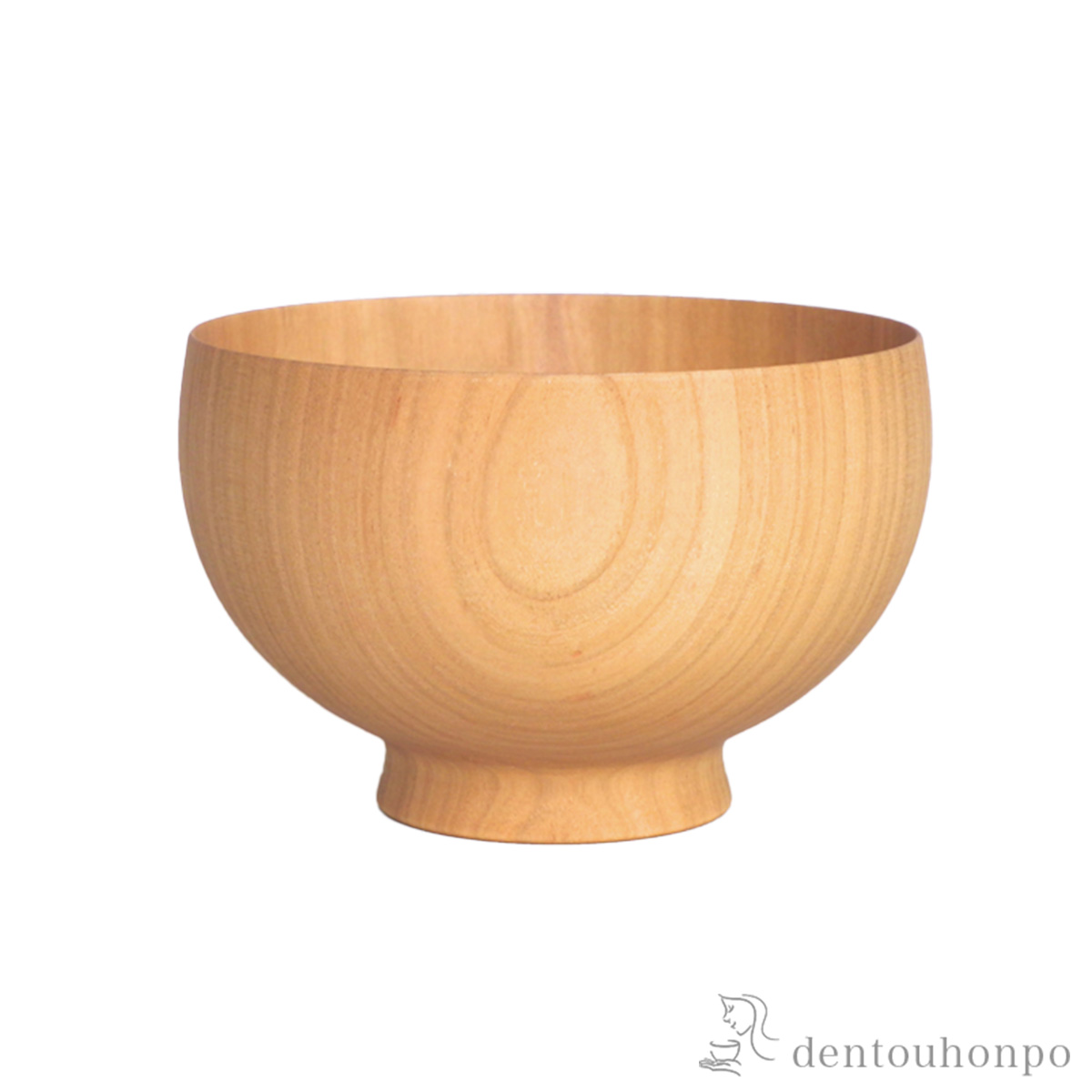 木製汁椀 白木塗≪在庫確認後、10~14営業日程で出荷≫ ( 雑煮椀 お椀 お吸い物 味噌汁 おすすめ 山中漆器 )