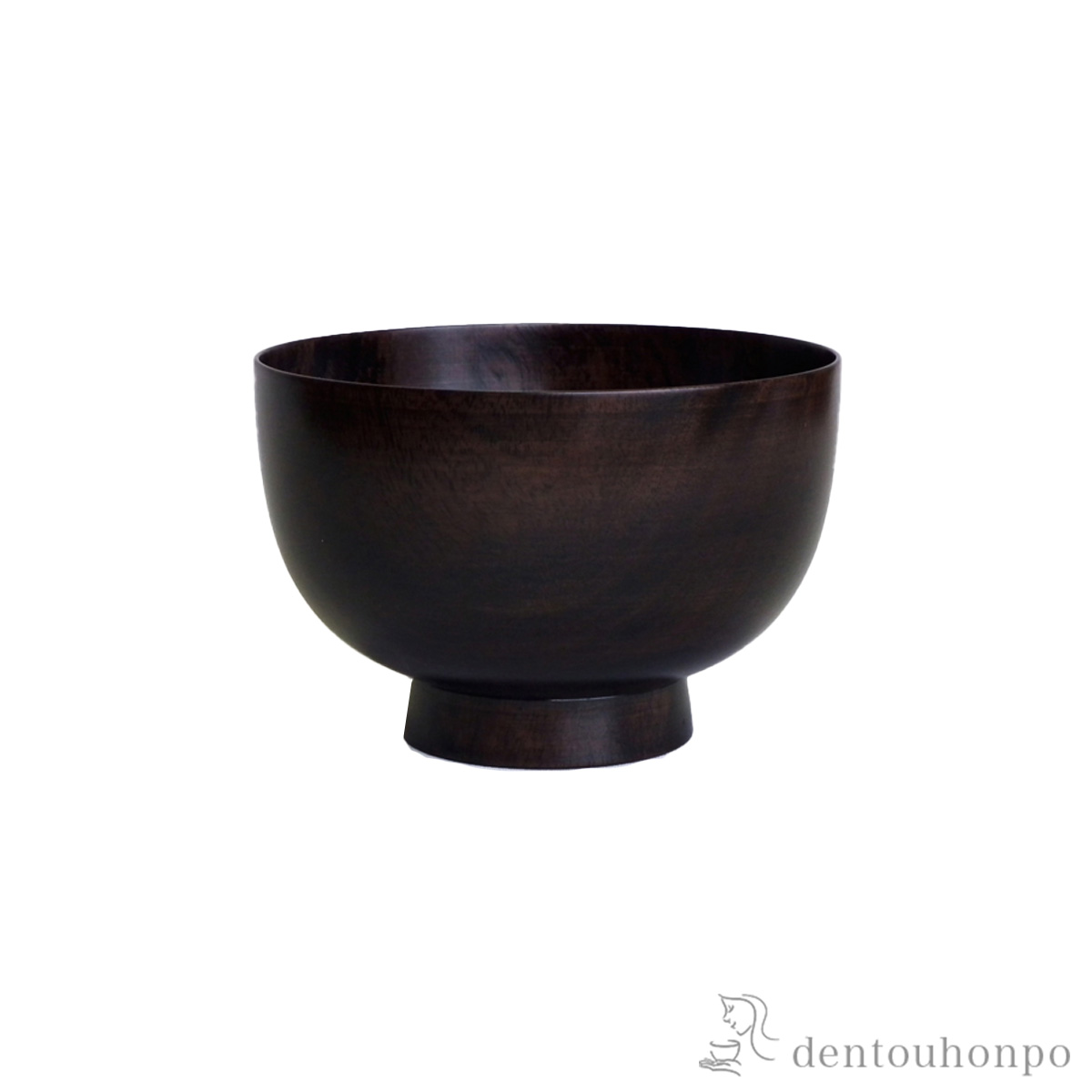 【送料無料】木製汁椀 桜　京椀 神代色 径8.5cm≪在庫確認後、7営業日程で出荷≫ ( 雑煮椀 お椀 お吸い物 味噌汁 おすすめ 山中漆器 )