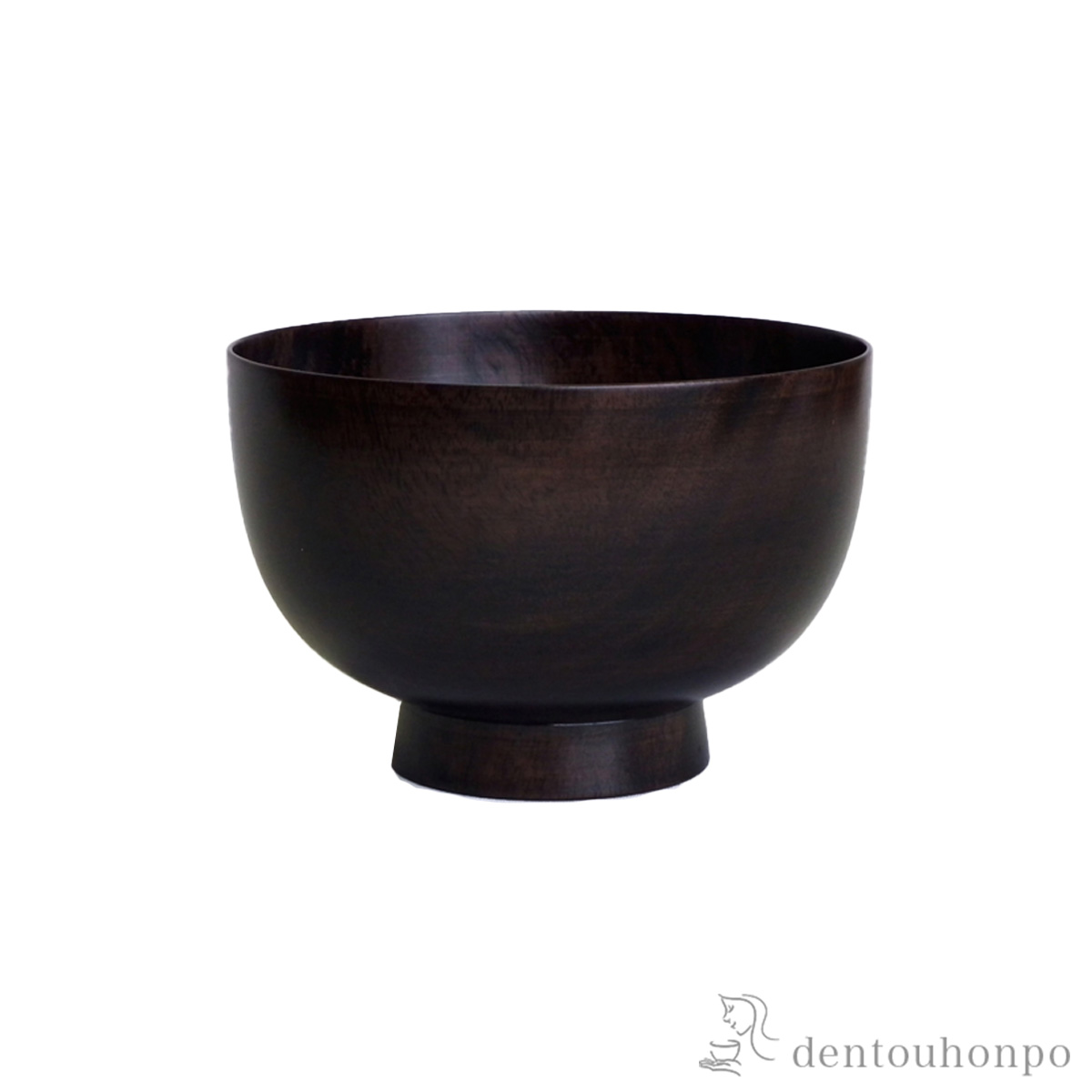 木製汁椀 桜　京椀 神代色 径9.4cm≪在庫確認後、7営業日程で出荷≫ ( 雑煮椀 お椀 お吸い物 味噌汁 おすすめ 山中漆器 )