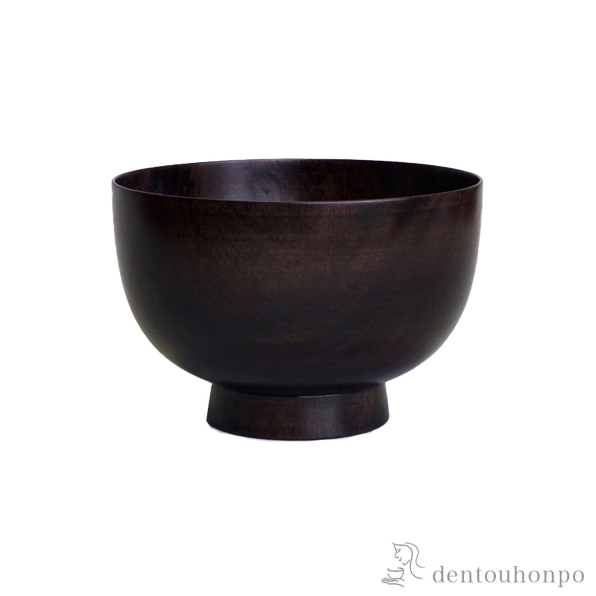 木製汁椀 桜　京椀 神代色 径10.5cm≪在庫確認後、7営業日程で出荷≫ ( 雑煮椀 お椀 お吸い物 味噌汁 おすすめ 山中漆器 )