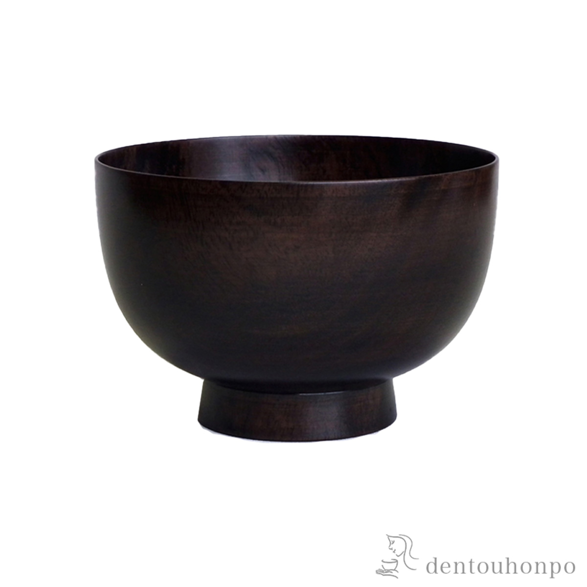 木製汁椀 桜　京椀 神代色 径12.1cm≪在庫確認後、7営業日程で出荷≫ ( 雑煮椀 お椀 お吸い物 味噌汁 おすすめ 山中漆器 )