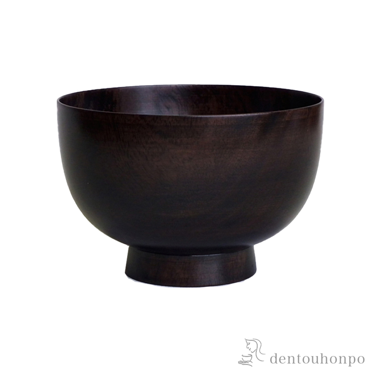 【送料無料】木製汁椀 桜　京椀 神代色 径13.6cm≪在庫確認後、7営業日程で出荷≫ ( 雑煮椀 お椀 お吸い物 味噌汁 おすすめ 山中漆器 )