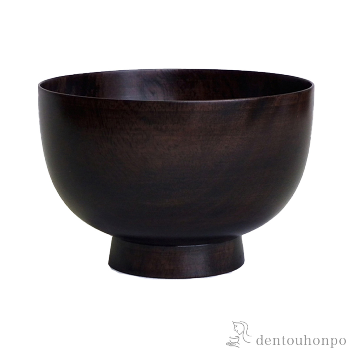 【送料無料】木製汁椀 桜　京椀 神代色 径15.0cm≪在庫確認後、7営業日程で出荷≫ ( 雑煮椀 お椀 お吸い物 味噌汁 おすすめ 山中漆器 )