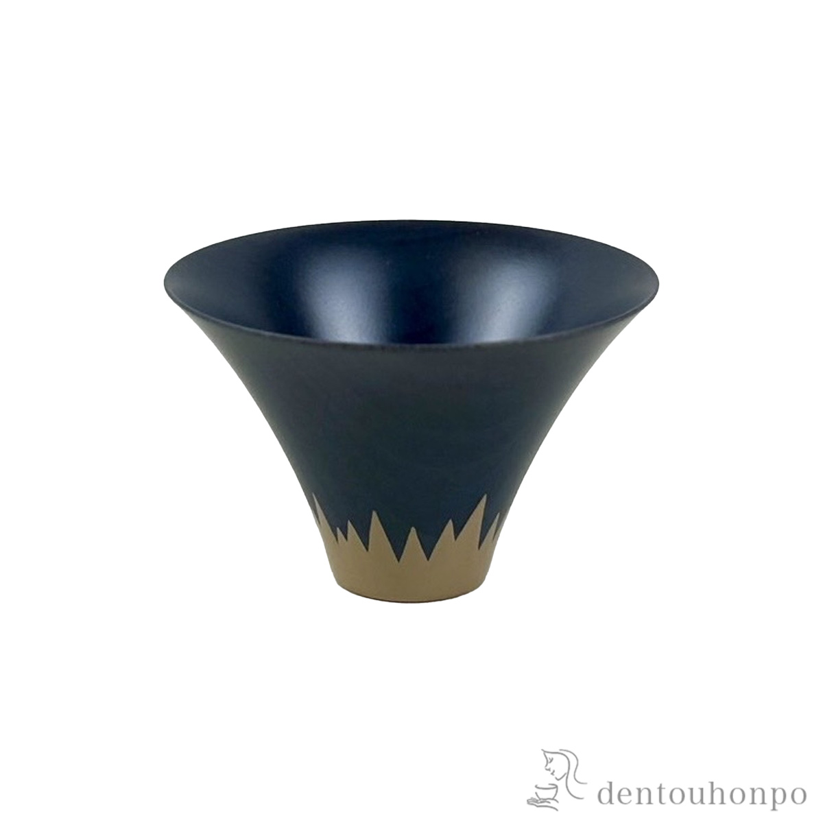 木製寿ぐい呑 青富士≪在庫確認後、7営業日程で出荷≫ ( ぐいのみ 盃 酒器 猪口 日本酒 山中漆器 )