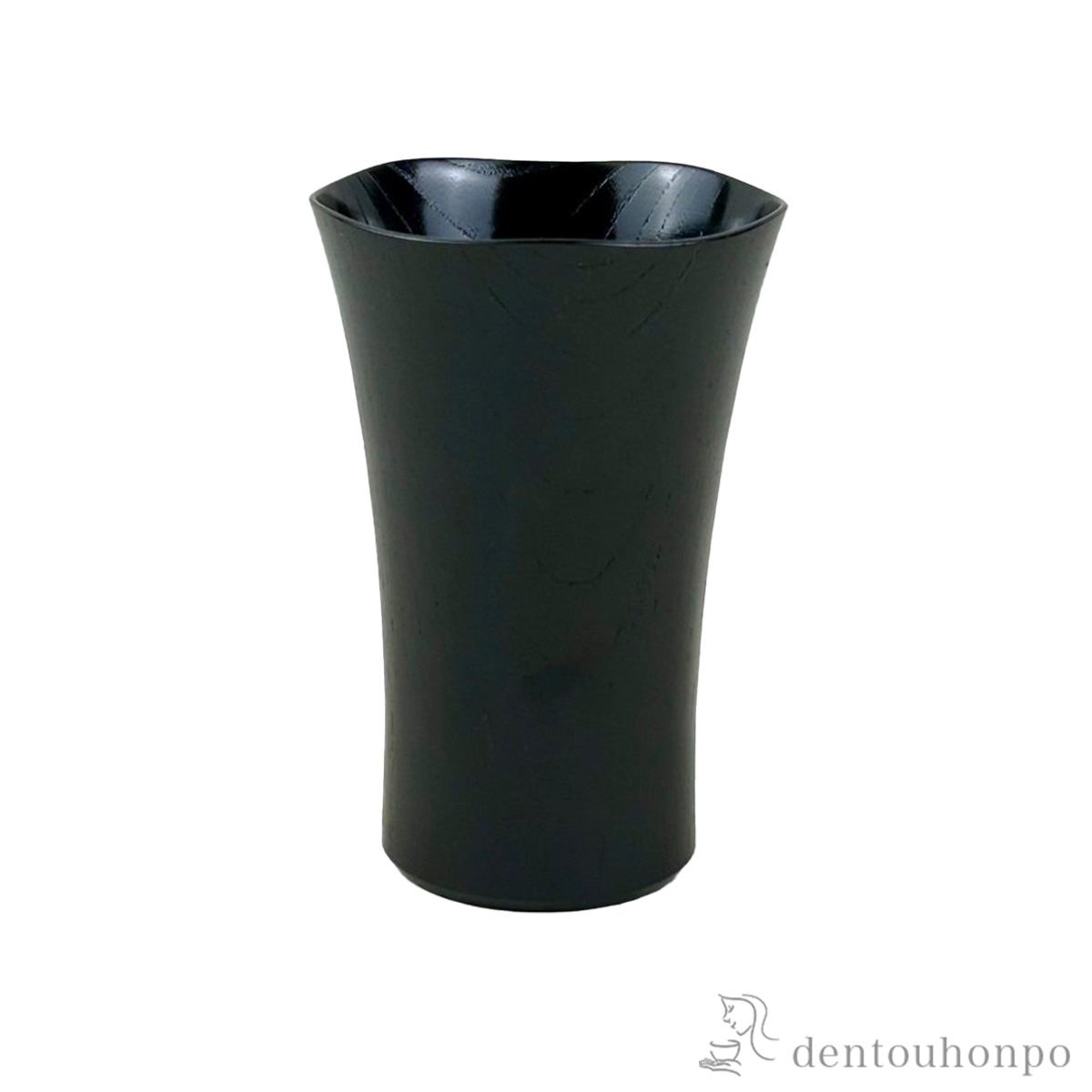 【送料無料】木製カップ 花 神代色≪在庫確認後、7営業日程で出荷≫ ( 焼酎グラス ビアカップ ビールグラス フリーカップ グラス 山中漆器 )