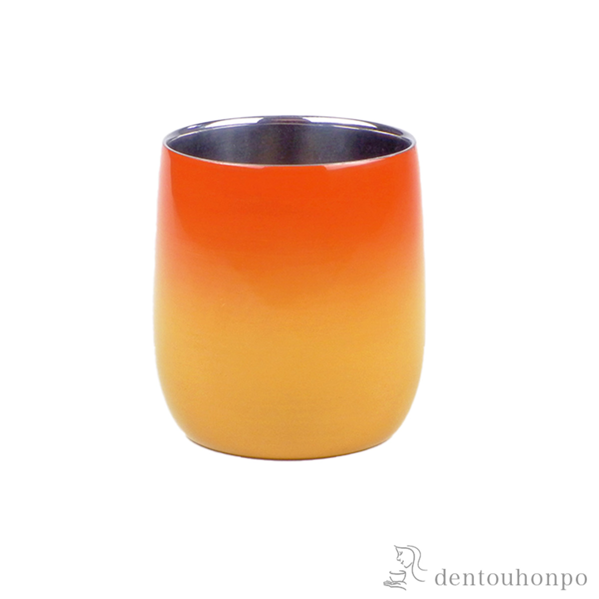 【送料無料】ステンレスオールドカップ 洗朱≪在庫確認後、7営業日程で出荷≫ ( ビールグラス ビアグラス 保温 保冷 人気 山中漆器 )