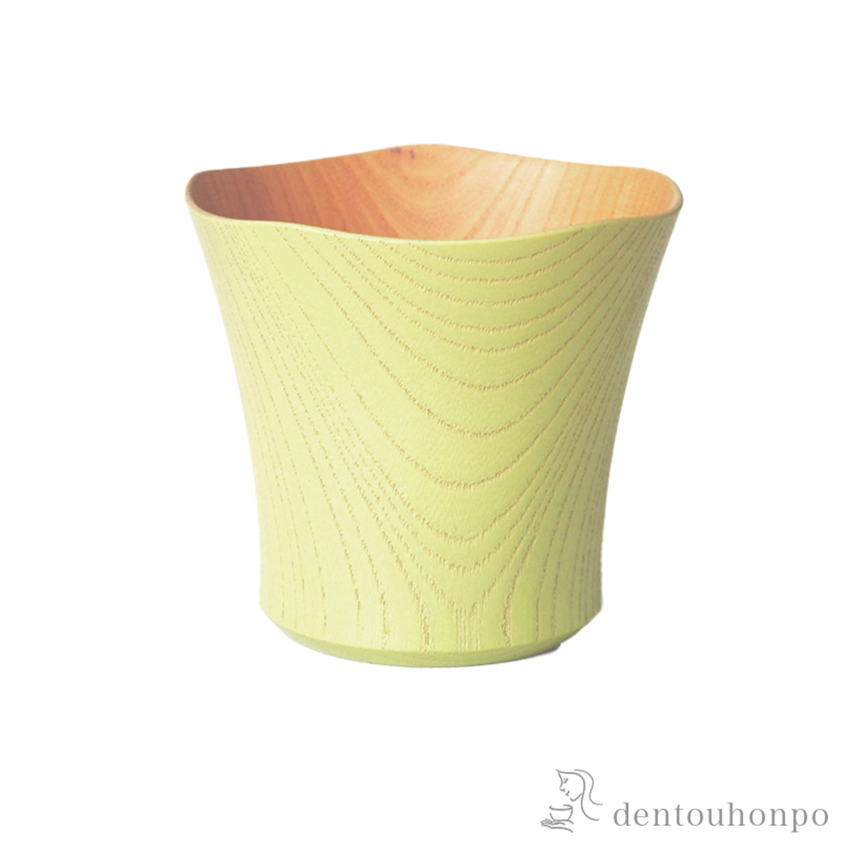 木製カップ うぐいす≪在庫確認後、7営業日程で出荷≫ ( 焼酎グラス ビアカップ ビールグラス フリーカップ グラス 山中漆器 )