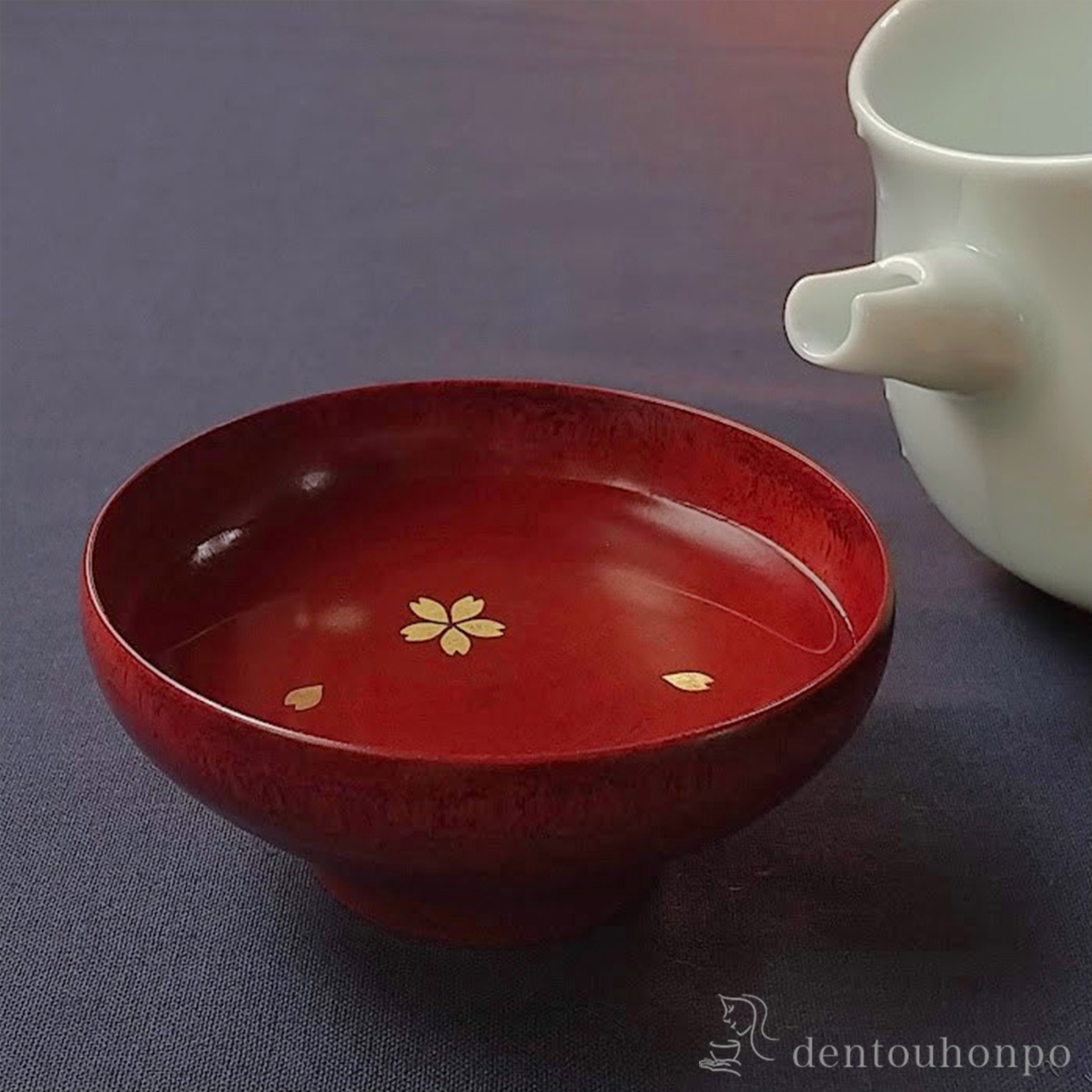 木製ぐい呑 水目桜 ときわ≪在庫確認後、7営業日程で出荷≫ ( ぐいのみ 盃 酒器 猪口 日本酒 山中漆器 )