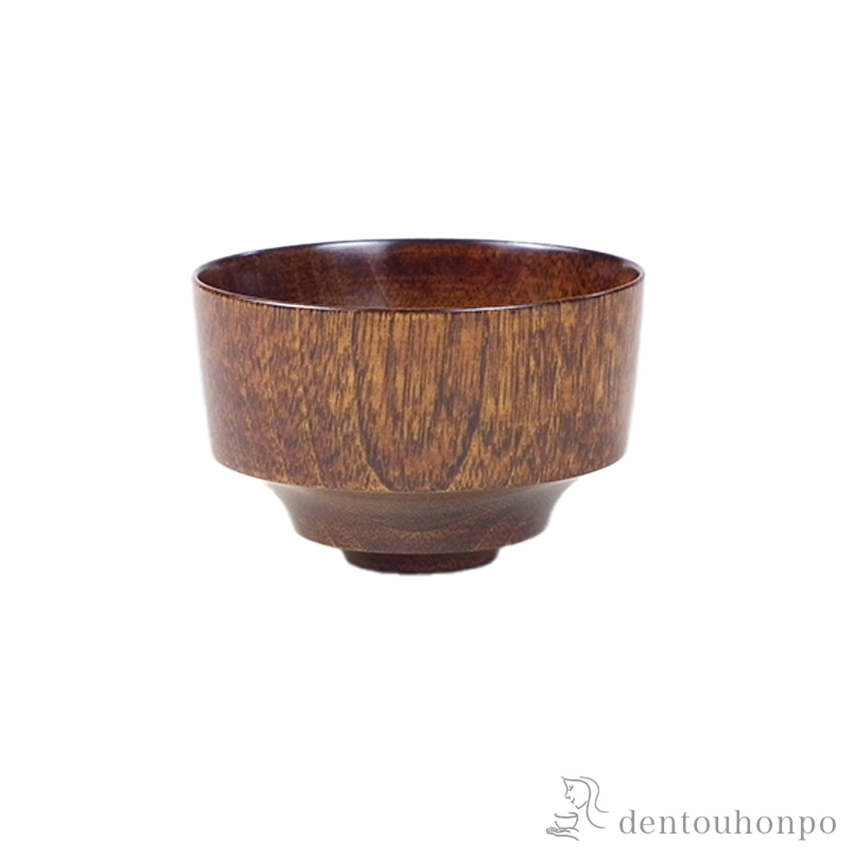 木製ぐい呑 水目桜 すり漆≪在庫確認後、7営業日程で出荷≫ ( ぐいのみ 盃 酒器 猪口 日本酒 山中漆器 )