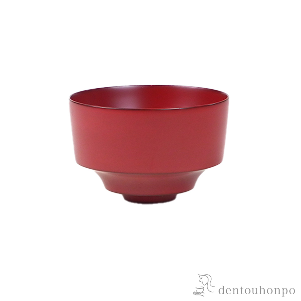 【送料無料】木製ぐい呑 水目桜 古代朱≪在庫確認後、7営業日程で出荷≫ ( ぐいのみ 盃 酒器 猪口 日本酒 山中漆器 )