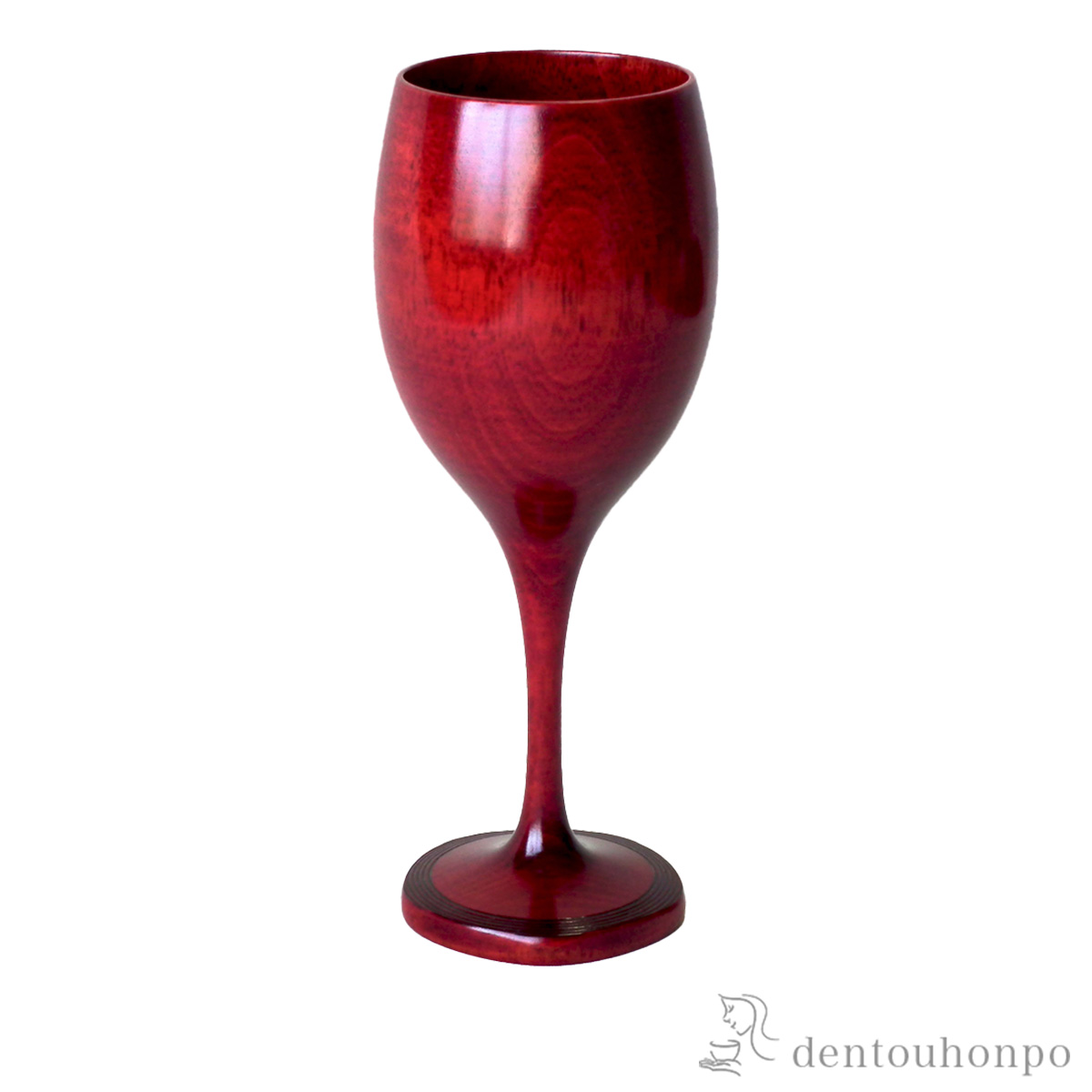 【送料無料】木製ワインカップ 水目桜 茜≪在庫確認後、7営業日程で出荷≫ ( ワインカップ 酒器 日本酒 冷酒 人気 山中漆器 )