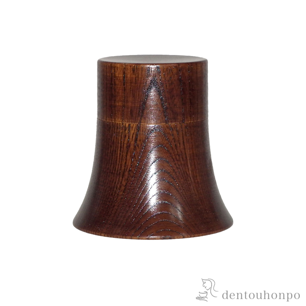 【送料無料】木製茶筒 FUJI すり漆≪在庫確認後、7営業日程で出荷≫ ( 茶道 茶入れ 日本茶 中国茶 おすすめ 山中漆器 )