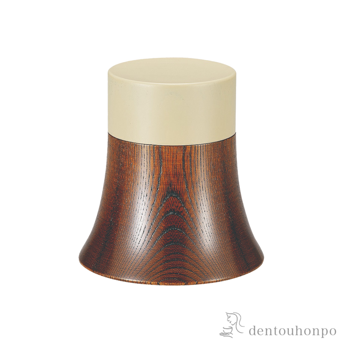 【送料無料】木製茶筒 FUJI 白雪≪在庫確認後、7営業日程で出荷≫ ( 茶道 茶入れ 日本茶 中国茶 おすすめ 山中漆器 )