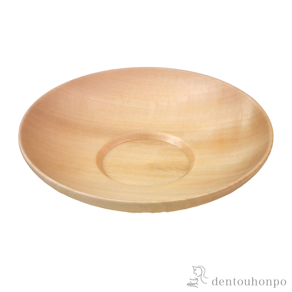 【送料無料】木製茶托 白木塗 大 5客セット≪在庫確認後、7営業日程で出荷≫ ( 茶たく 湯のみ 湯呑み 日本茶 おすすめ 山中漆器 )