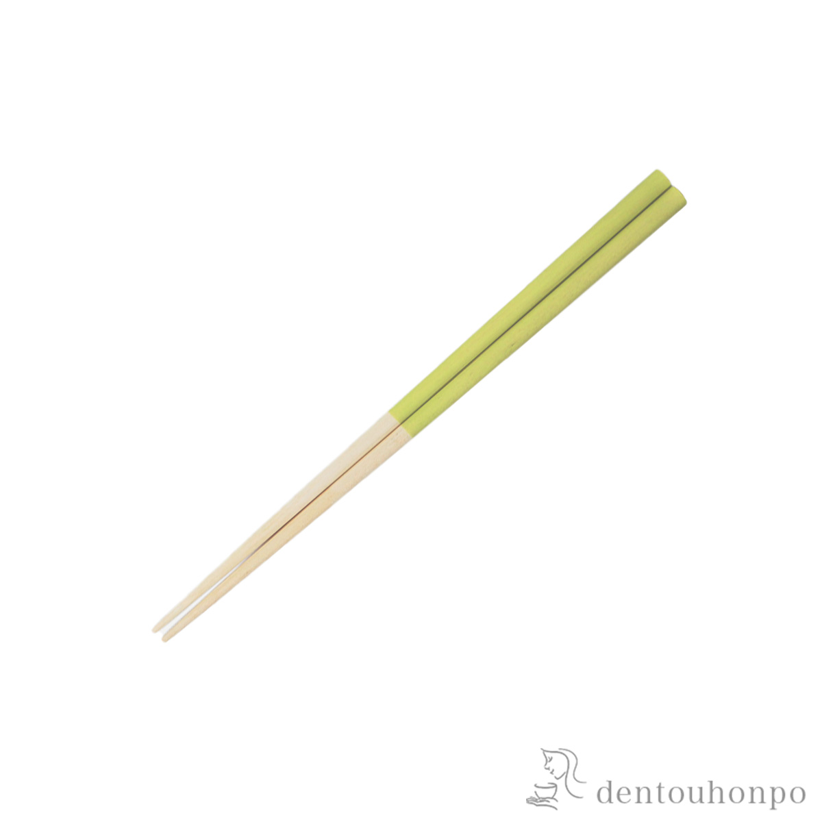 木製箸 彩いろ うぐいす 21.5cm≪在庫確認後、7営業日程で出荷≫ ( お箸 プレゼント はし 高級箸 塗り箸 山中漆器 )