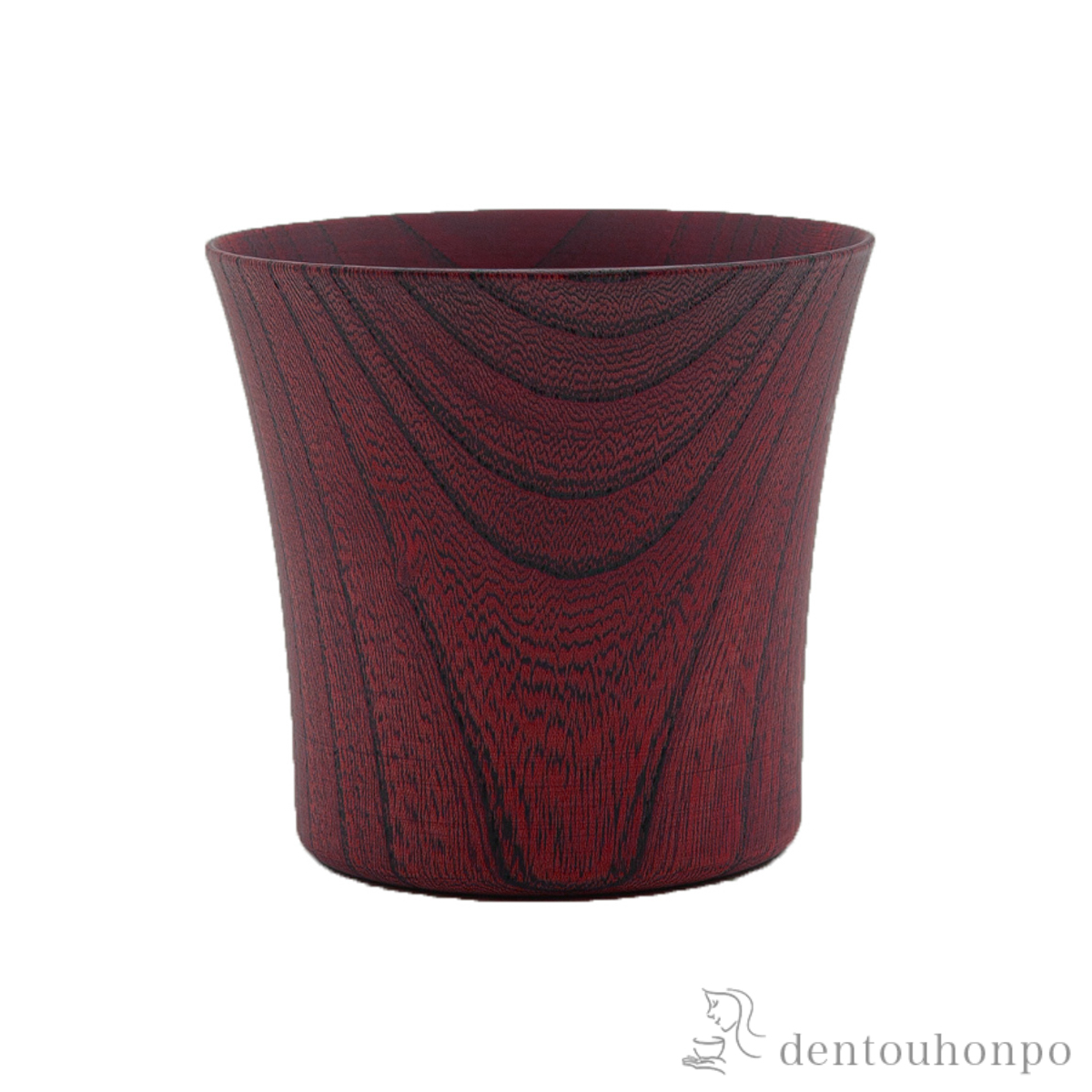 とりどり かっぷ レッド≪在庫確認後、7営業日程で出荷≫ ( 焼酎グラス ビアカップ ビールグラス フリーカップ グラス 山中漆器 )