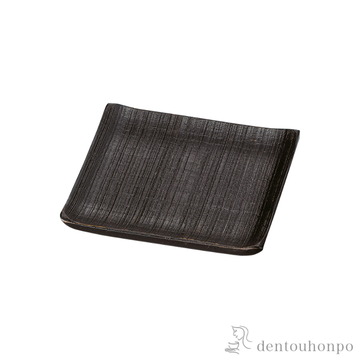 線挽角皿 小≪在庫確認後、7営業日程で出荷≫ ( 角皿 長皿 焼き魚 さんま おしゃれ 山中漆器 )