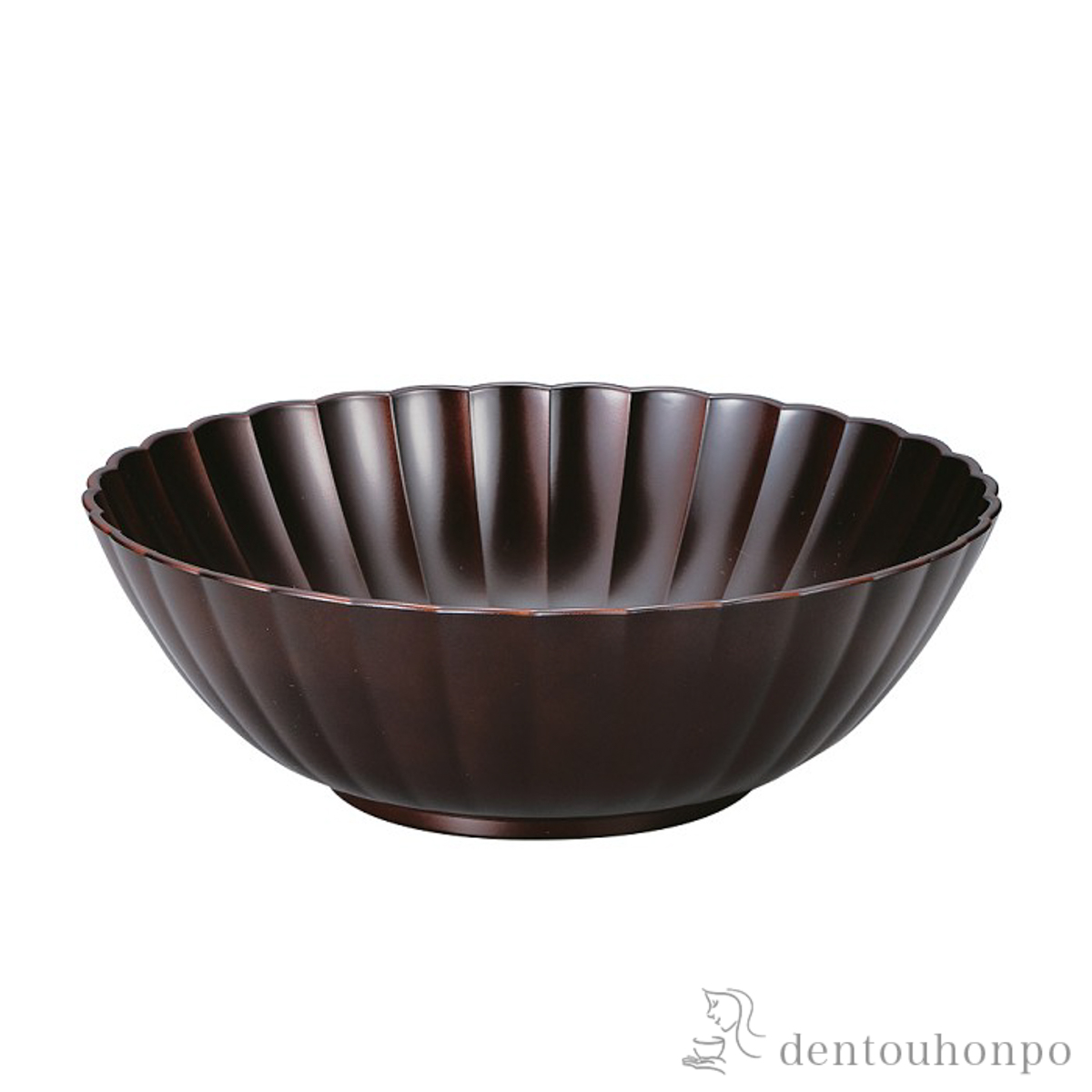 フラワーボール 溜≪在庫確認後、1週間程で出荷≫ ( 椀 碗 ボール bowl おすすめ 山中漆器 )