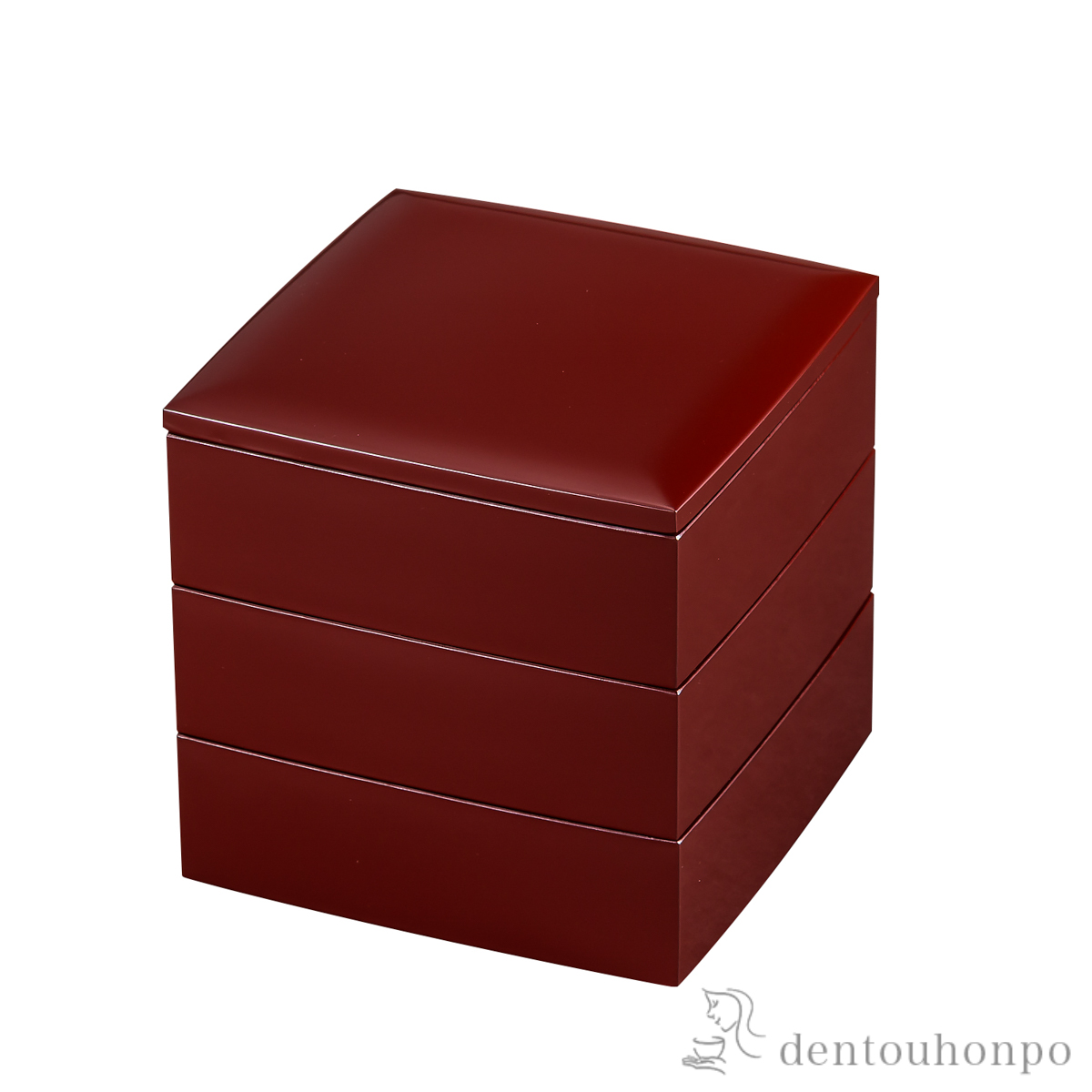 【送料無料】胴張三段重 吟朱 大≪在庫確認後、7営業日程で出荷≫ ( お正月 新年 おせち 運動会 漆塗り お正月 人気 山中漆器 )