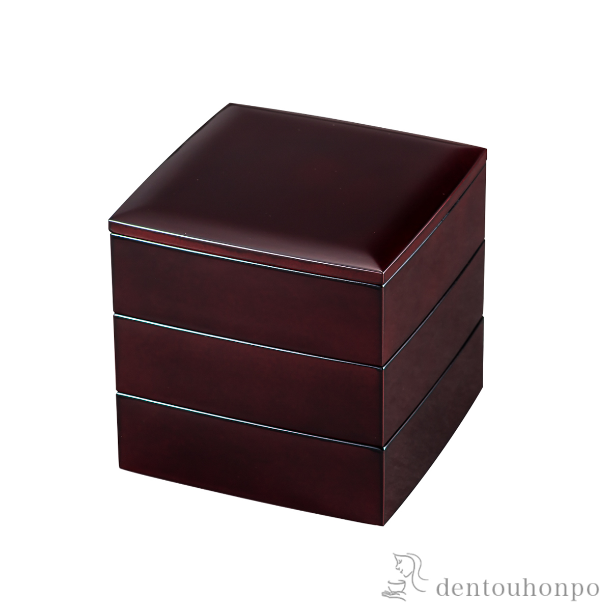 【送料無料】胴張三段重 溜 小≪在庫確認後、7営業日程で出荷≫ ( お正月 新年 おせち 運動会 漆塗り お正月 人気 山中漆器 )