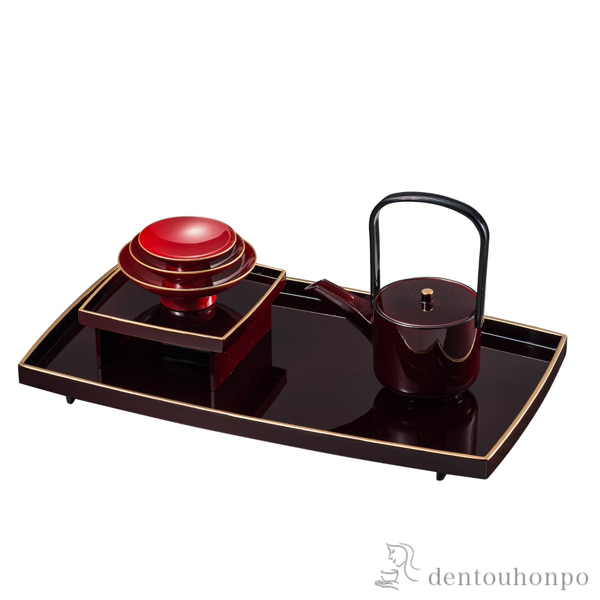 【送料無料】屠蘇器 溜渕金≪在庫確認後、7営業日程で出荷≫ ( お正月 新年 おとそ とそ器 日本酒 お正月 迎春 山中漆器 )