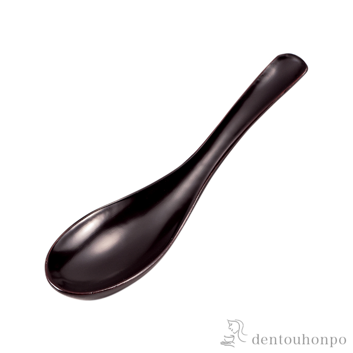 レンゲ 溜 2個セット≪在庫確認後、7営業日程で出荷≫ ( 初任給 プレゼント 母の日 スプーン はちみつ 和食 中華 食器 山中漆器 )