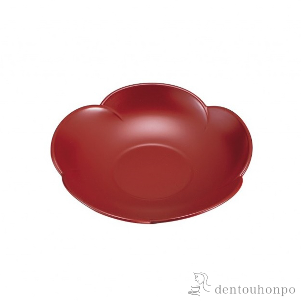 【送料無料】加賀梅皿 古代朱 5個セット≪在庫確認後、7営業日程で出荷※5／14以降≫ ( 初任給 プレゼント 母の日 プレート おつまみ 料理 和食 洋食 山中漆器 )