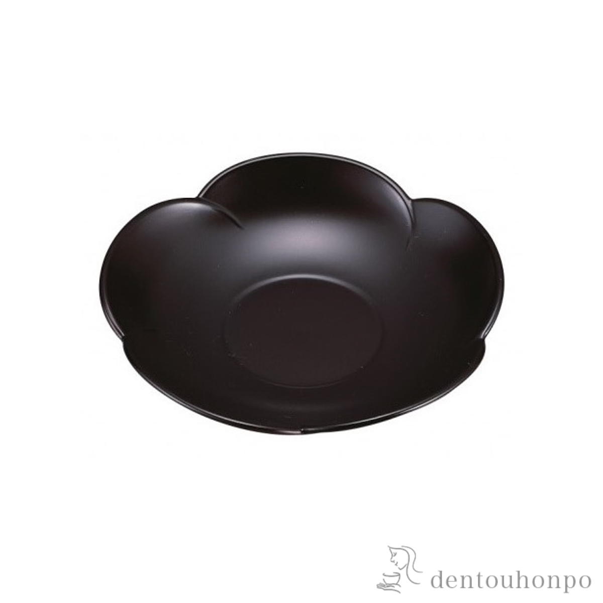 【送料無料】加賀梅皿 溜 5個セット≪在庫確認後、7営業日程で出荷※5／14以降≫ ( 初任給 プレゼント 母の日 プレート おつまみ 料理 和食 洋食 山中漆器 )