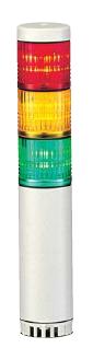 パトライト(PATLITE)　LED小型積層信号灯　LCE-3M2AFBW　3段　点灯/点滅/ブザー　AC90～250V　40Ф　直取付け 赤・黄・緑 送料無料