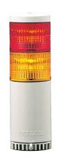 パトライト(PATLITE)　LED中型積層信号灯　LME-210W　2段　点灯　AC100V　60Ф　直取付け（AC220V、色選べます。） 送料無料