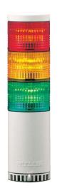 パトライト(PATLITE)　LED中型積層信号灯　LME-302W　3段　点灯　AC/DC24V　60Ф　直取付け 赤・黄・緑 送料無料