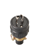 明工社 引掛ゴムプラグ（防水兼用）　2P 20A 250V   1箱（5個入）MH2582