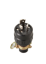 明工社 引掛ゴムプラグ（防水兼用）　2P接地 15A 125V   1箱（5個入）MH2589