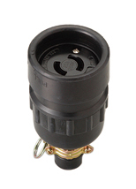 明工社 引掛防水コネクターボデー　2P 20A 250V   1箱（5個入）MH2632