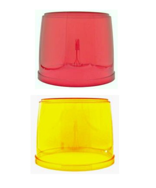 パトライト KG型用グローブ赤A31110059-1F1、黄A31110059-2F1 交換 補修用 メーカー正規品 オプション