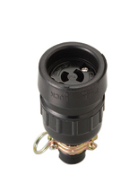 明工社 引掛防水コネクターボデー　2P 15A 125V   1箱（5個入）MH2630