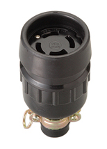 明工社 引掛防水コネクターボデー　3P接地 20A 250V   1箱（5個入）MH2634