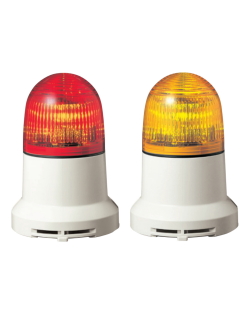 パトライト(PATLITE)　小型LED表示灯 PEW-100AB AC100V Ф82 ブザー(AC200Vお選びいただけます。色：赤or黄） 送料無料