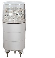 日恵製作所 LED超小型回転灯  ニコミニ VL04M-D12CC DC12V Ф45 制御入力有り 2色（赤回転、緑点灯）