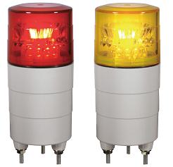 日恵製作所 LED超小型回転灯  ニコミニ VL04M-200N AC200V Ф45 制御入力無し（赤or黄）