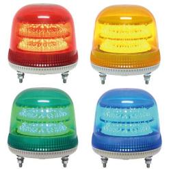 日恵製作所 LED大型回転灯  ニコモア VL17M-100B AC100V Ф170 制御入力有り 電子音付き（AC200V選択可） 送料無料