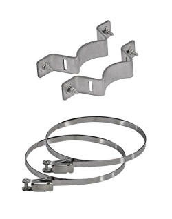 日恵製作所　ポール固定金具BK7LRKS　ステンレスバンドA82752付