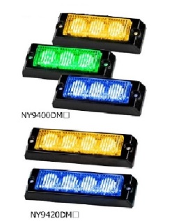 日恵製作所 補助警告灯　小型汎用フラッシュライト　NY9400DM NY9420DM DC12/24V兼用　黄、緑、青